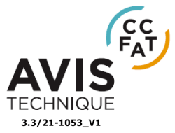 Avis Technique n°3.3/21-1053_V1