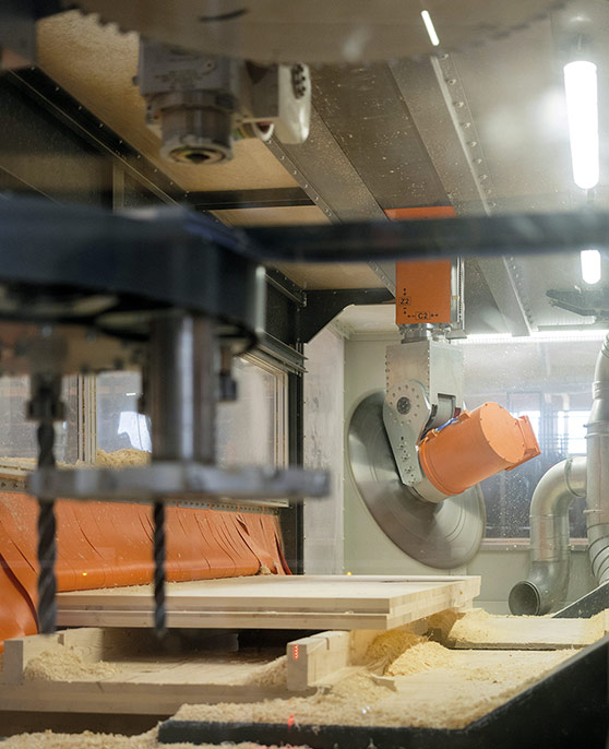 fabrication panneaux contre colles xlam